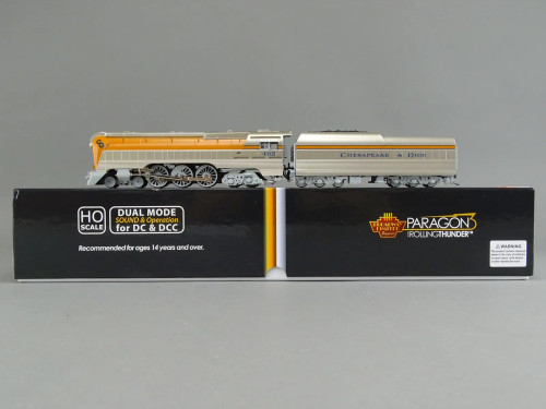 BLI4556 Collection Broadway Limited Imports 4556 HO L-1 4-6-4 w/DCC & Paragon 3, C&O/Yellow #492