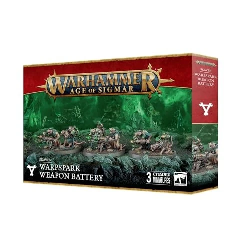 GW90-45 SKAVEN: WARPSPARK WEAPON BATTERY Plastic Box