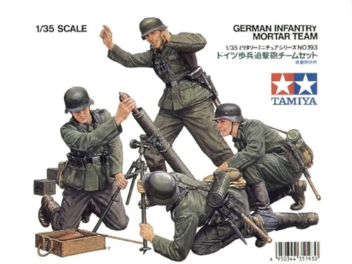 TAM35193 Tamiya German Infantry Mortar Team