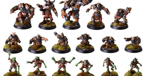 GW201-11 BLOOD BOWL: CHAOS DWARF TEAM