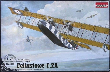 ROD014 Roden 1/72 Felixstowe F2A (Late) Flying Boat BiPlane