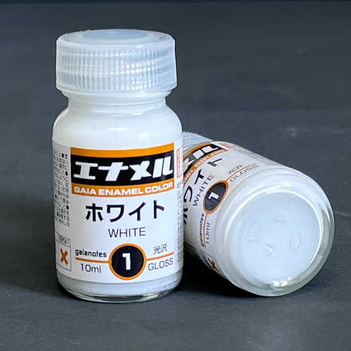 GANGE001 Gaianotes GE-001 White Enamel Color, 10ml [74001] -Enamel Color