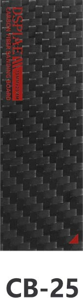 DSP-CB-25 DSPIAE Carbon Fiber Sanding Board 25MM