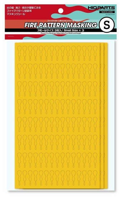 HiQ062 Parts Precut Masking for Fire Flames S (3pcs)