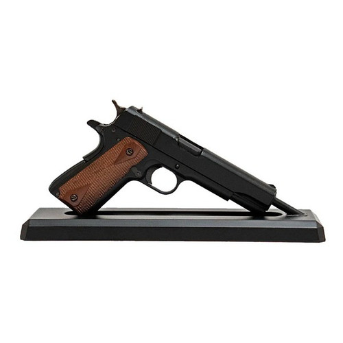 GOA1911-BLACK 1/2.5 Scale Die Cast 1911 Model Pistol, Black