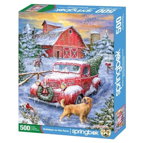 SBP33-01694 HOLIDAYS ON THE FARM  500PC