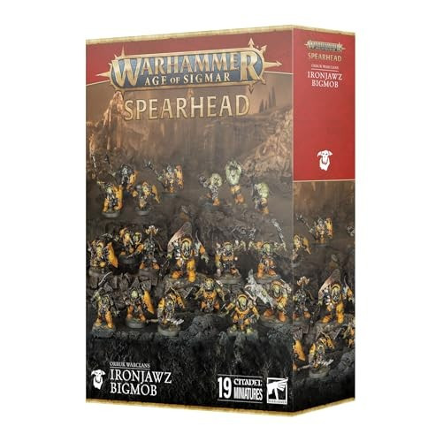 GW70-893 SPEARHEAD:ORRUK WARCLANS IRONJAWZ BIGMOB - Plastic Box - Age of Sigmar