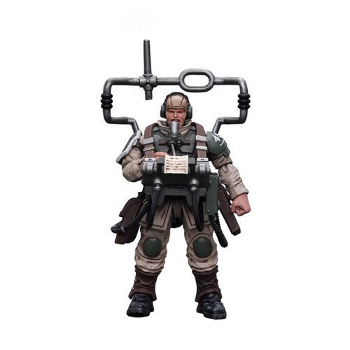 JT7929 Astra Militarum Cadian Command Squad Veteran with Regimental Standard
