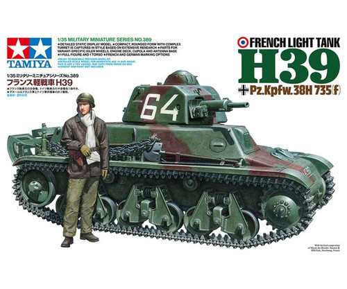 TAM35389 Tamiya French Light Tank H39 Pz.Kpfw.38H 735(f) 1/35