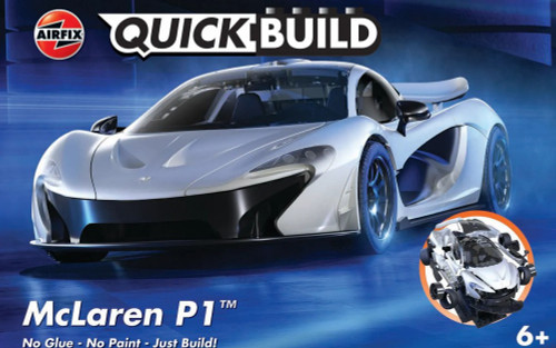 ARXJ6028  Quick Build McLaren P1 Car (White) (Snap) Plastic Model Kit