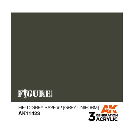 AKI11423 AK Interactive 3G Field Grey Base #2 (Grey Uniform)