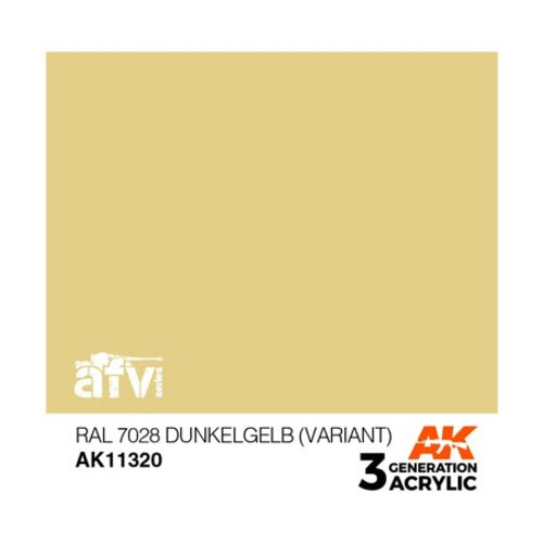 AKI11320 AK Interactive 3G RAL 7028 Dunkelgelb (Variant)