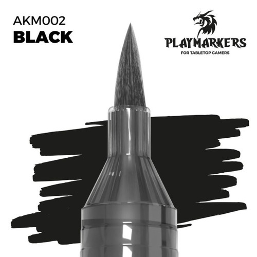 AKIM002 Playmarkers : Black Acrylic Gamers Paint