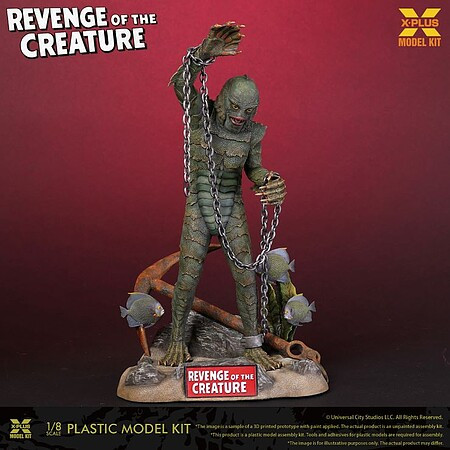 XPM200362TP  X-Plus 1/8 Scale Revenge of the Creature Plastic Model Kit