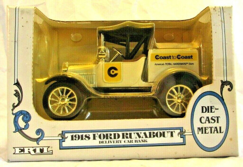 ERT2105  Collection Coast to Coast 1918 Ford Runabout Delivery Car Bank