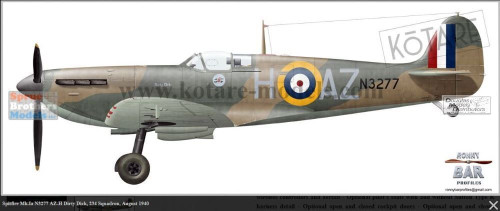 KOTRE-K32001 Spitfire Mk.Ia (Mid) , Aircraft Model Kit 1/32