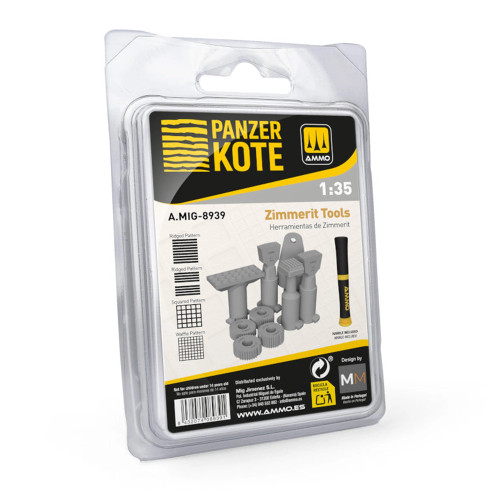 AMM8939 1/35 AMMO by Mig - Panzer Kote Zimmerit Tools
