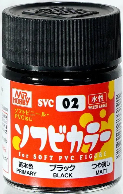 GNZSVC02 COLOR for SOFT PVC FIGURE BLACK