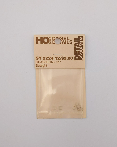 DETA2224 Straight Type Grab Irons -- 11" pkg(12)