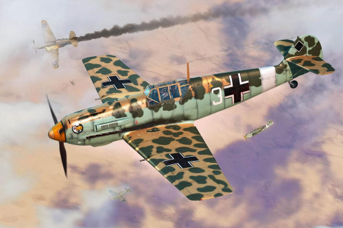 HBB81793 HobbyBoss 1/48 Messerschmitt Bf109E-4/TROP