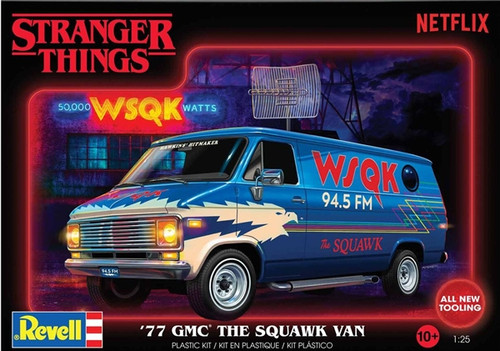 RMX07732 Stranger Things GMC WSQK Squawk Van