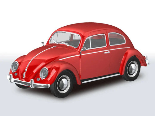 AOS06801 Aoshima 1/32 SNAP KIT #20-RR Volkswagen Beetle (Ruby Red)