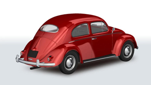 AOS06801 Aoshima 1/32 SNAP KIT #20-RR Volkswagen Beetle (Ruby Red)