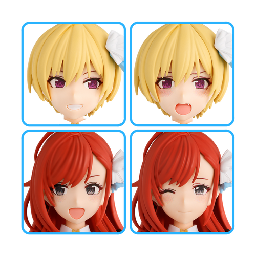 BAN2815173 Bandai 30MS Option Hair Style & Face Parts Set (Juri Saijo/Natsuha Arisugawa)