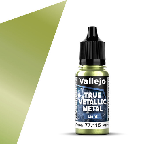 VLJ77115 18ml Bottle Amber Green (Light) True Metallic Metal