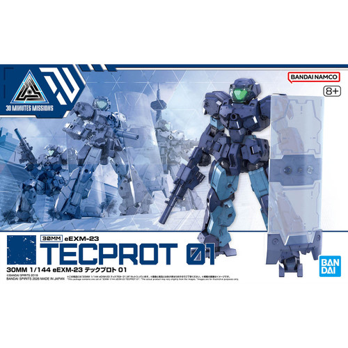 BAN2794162 Bandai 30MM 1/144 eEXM-23 Tecprot #01 Plastic Model Kit