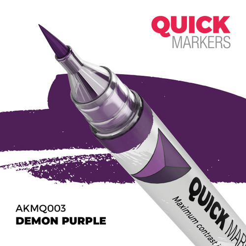 AKIMQ003 AK Interactive Demon Purple - Quick Marker