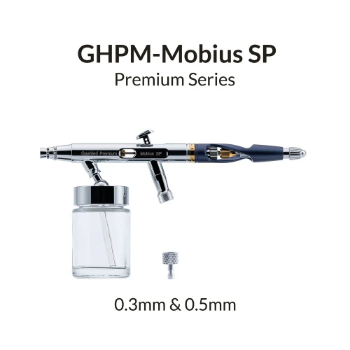 GAA43004 Gaahleri Premium Series GHPM-Mobius SP 2 Needle Sets 0.3mm & 0.5mm Airbrush Siphon Feed