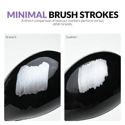 GAA45039 Gaahleri Metallic Series Markers Dark Iron 2-pack