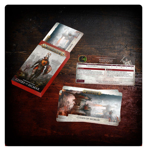 GW86-48 WARSCROLL CARDS: CITIES OF SIGMAR (ENG) (AOS)