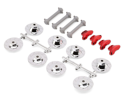 (SO) Kyosho Fazer Mk2 FZ02 Dogbones & Scale Brake Disc Caliber Hubs Set