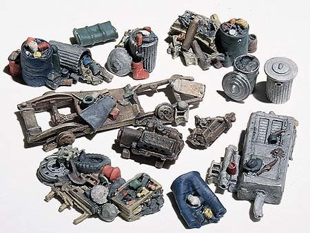 D205 HO Assorted Junk Piles