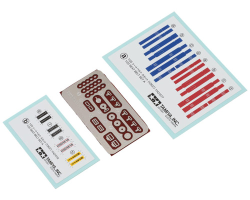(SO) Tamiya 1/20 Scale Grand Prix Seat Belt Decal Sheets Set (A)