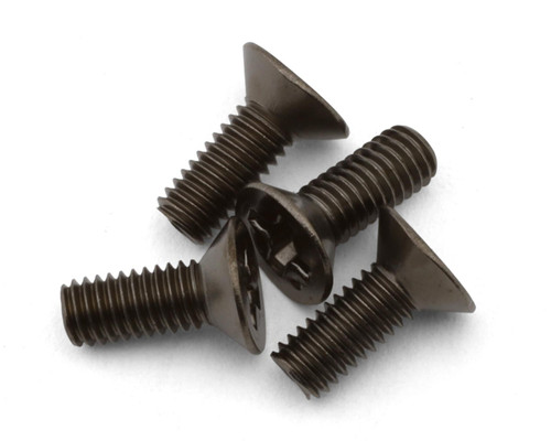 (SO) Tamiya 3x8mm Flat Head Philips Screws (4)