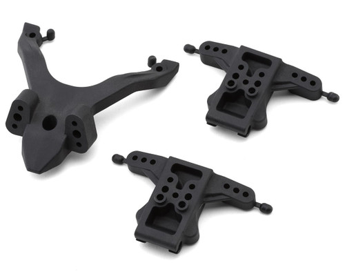(SO) Team Associated RC10B7.1 Factory Team Carbon Top Plate & Ballstud Mount Set
