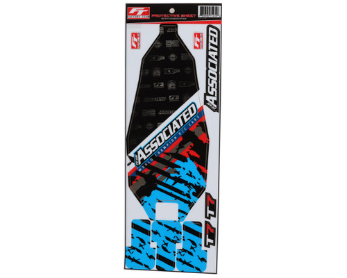 (SO) Team Associated RC10T7 Factory Team Pre-Cut Chassis Protective Sheet
