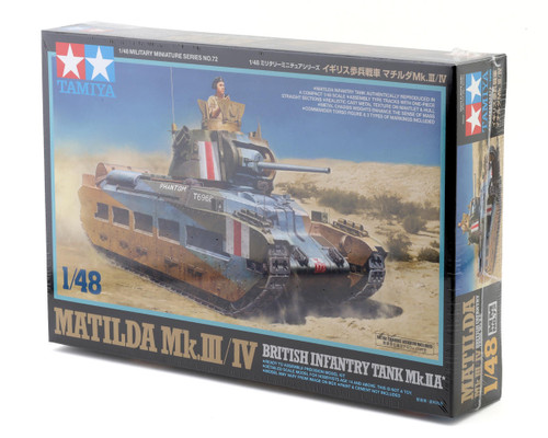 (SO) Tamiya 1/48 British Matilda Mk.III/IV Infantry Tank Plastic Model Kit