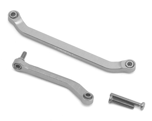 (SO) Treal Hobby Axial SCX30 7075 Aluminum Steering Links Set (Silver)
