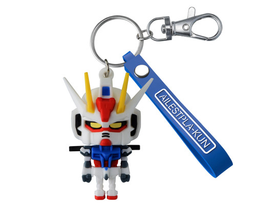 (SO) Bandai Aile Stpla-Kun 3D Rubber Mascot Keychain