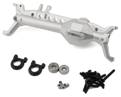 (SO) Treal Hobby Vanquish VRD/VS4-10 7075 Aluminum Front Portal Axle Housing (Silver)