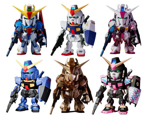 (SO) Bandai QMSV Mini Zeta Gundam Transformation Blind Box Assortment (Box/8)