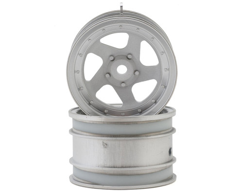 (SO) Kyosho Optima 43mm 5-Spoke Wheels (Satin Chrome) (2)