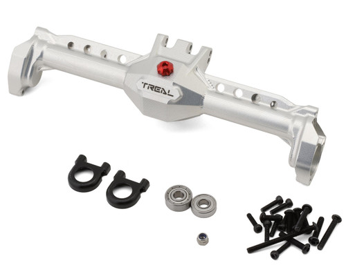 (SO) Treal Hobby Vanquish VRD/VS4-10 7075 Aluminum Rear Portal Axle Housing (Silver)