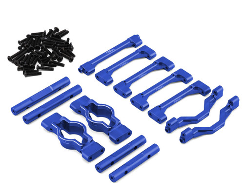 (SO) Treal Hobby Losi LMT 2.0 7075 Aluminum Crossbar Chassis Brace Set (Blue)