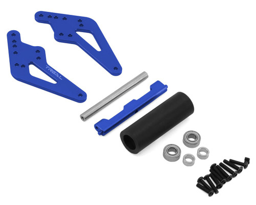 (SO) Treal Hobby Losi LMT 2.0 7075 Aluminum Adjustable Rear Wheelie Bar (Blue)