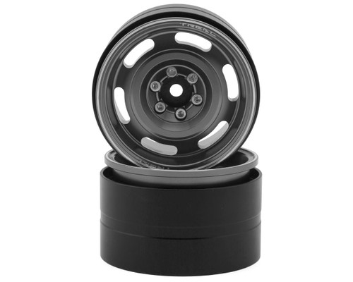 (SO) Treal Hobby Type B 2.2" Vintage Wagon Aluminum 1/10 Rock Crawler Beadlock Wheels